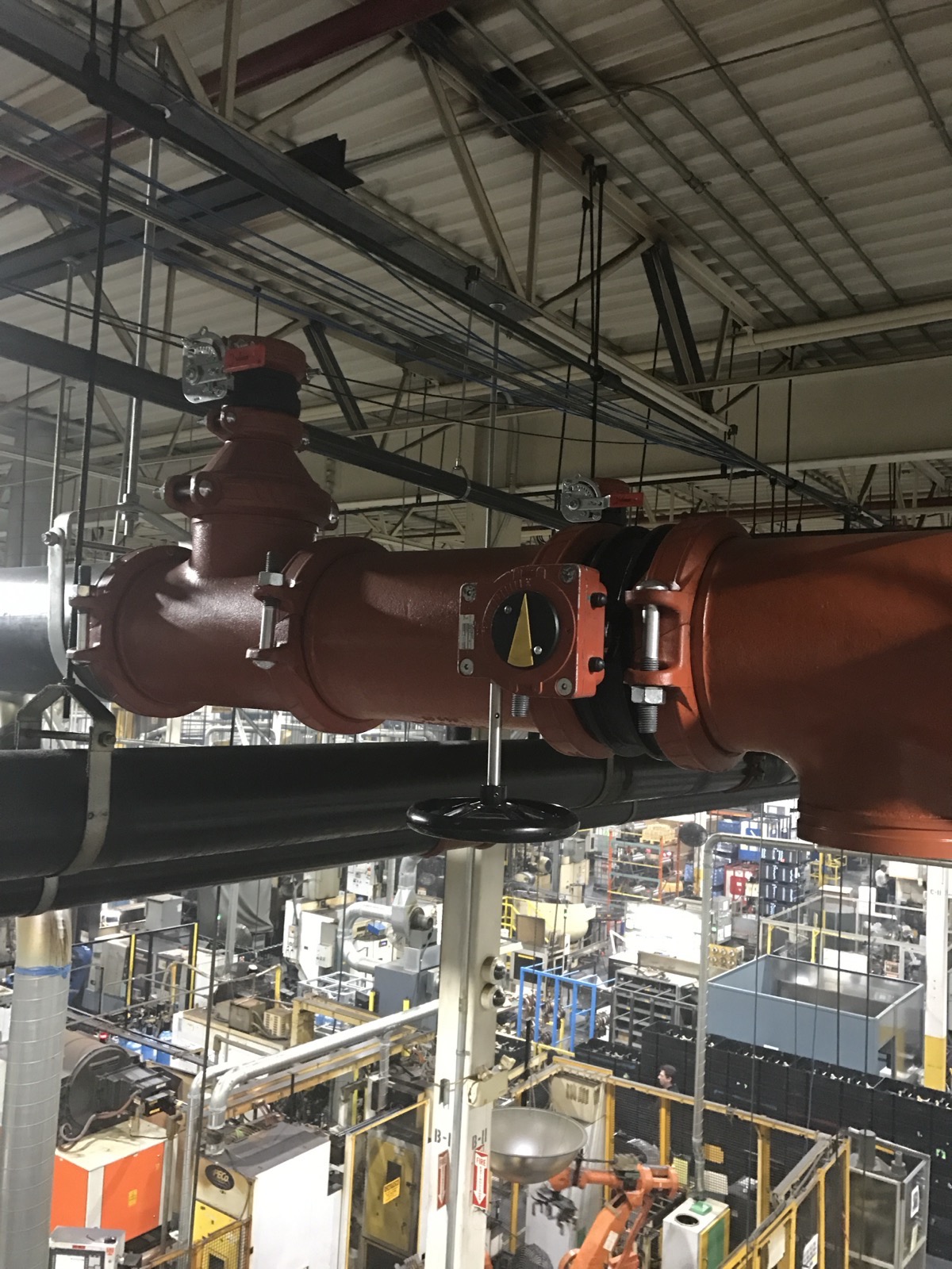 Industrial pipe assembly